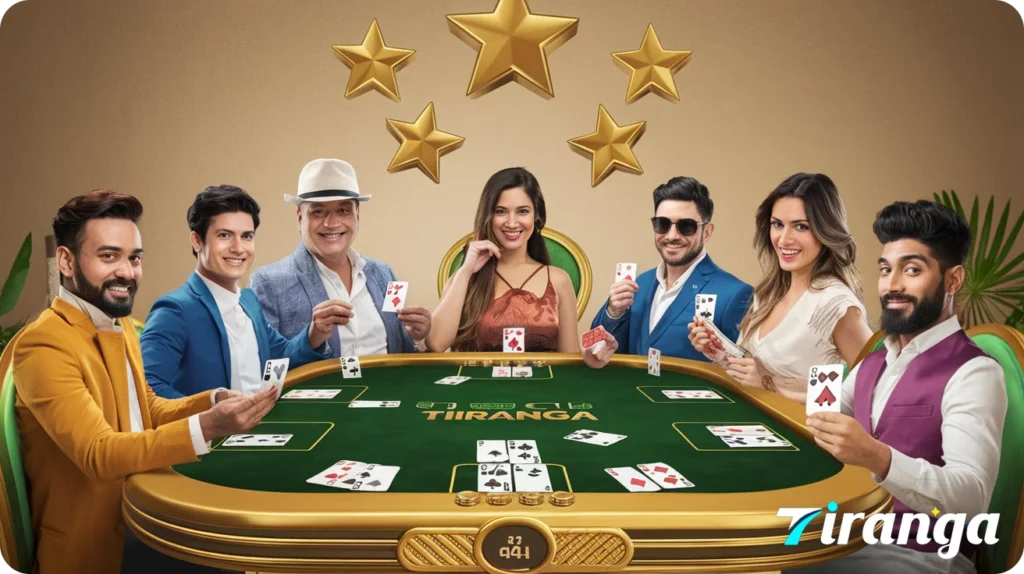 Tiranga Rummy Game Table