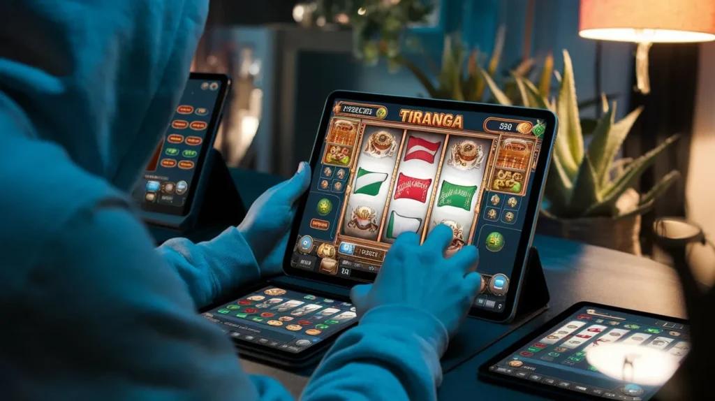 Tiranga Slots Game Interface